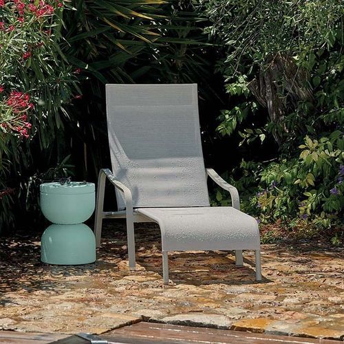 Fauteuil contemporain - ALIZÉ  - FERMOB - en Batyline® / en aluminium / en inox