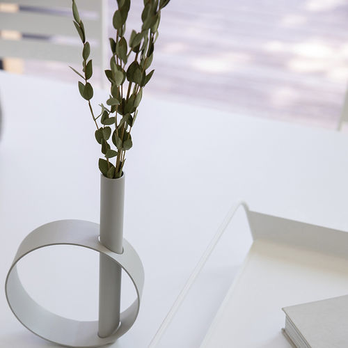 Vase contemporain - IOS - FERMOB - en aluminium / en acier / de table