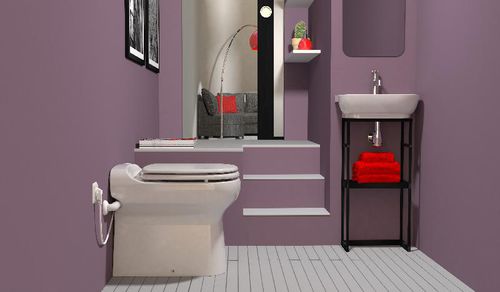 WC à poser - SANICOMPACT ELITE ECO+ - SFA Sanitrit España - en céramique / avec broyeur