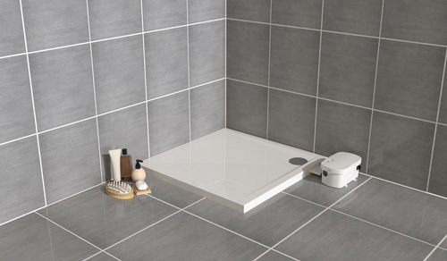 Receveur de douche carré - TRAYMATIC EXT - SFA Sanitrit España - à poser / en acrylique