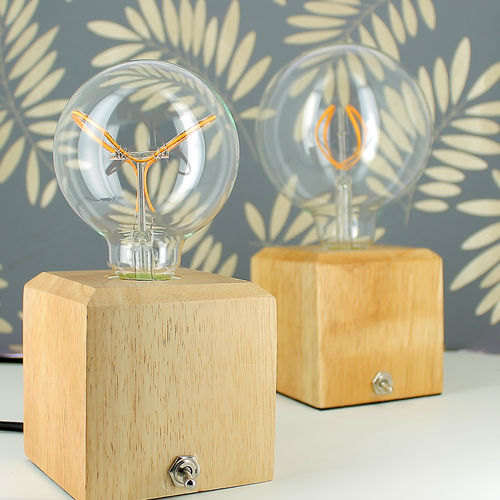 Lampe de chevet - DÉCO : SMALL CUT - NEXEL EDITION - en chêne / contemporaine / d'intérieur