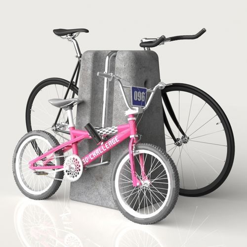 Range-vélo au sol - Lock  - LARUS DESIGN - sécurisé / pour espace public / en acier inoxydable