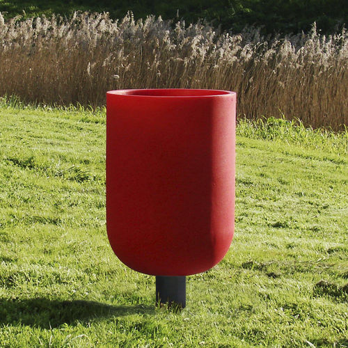 Poubelle publique - TOM - LARUS DESIGN - encastrable / en acier / en plastique