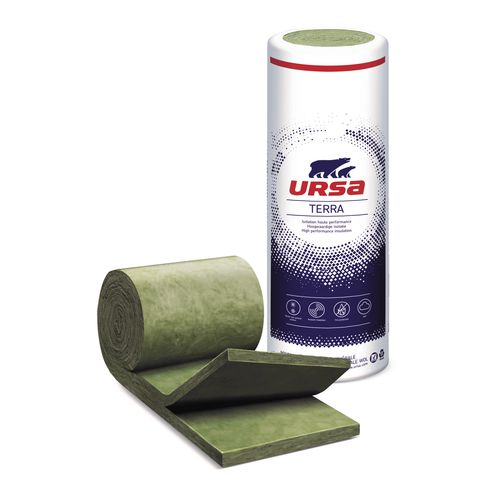 Isolant thermo-acoustique - TERRA : URSACOUSTIC TWIN R / TWIN 38 R - URSA France - en laine de verre / en rouleau / pour cloison