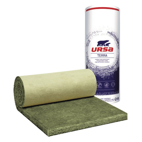 Isolant thermo-acoustique - TERRA : BARDAGE 40 R - URSA France - en laine de verre / en rouleau / pour toiture
