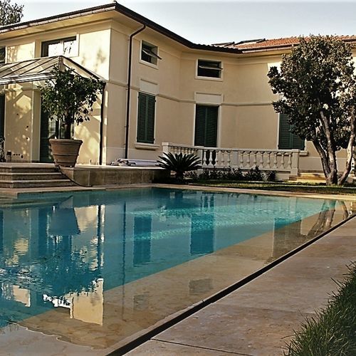 Margelle de piscine en pierre de Jérusalem - Pietra di gerusalemme
