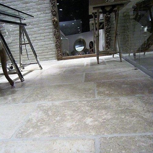 Revêtement de sol en pierre naturelle - Grey - Pietra di gerusalemme - en pierre de Jérusalem / d'intérieur / d'extérieur