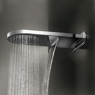 Pommeau de douche mural - CO508 - GABOLI FLLI - cascade / pluie