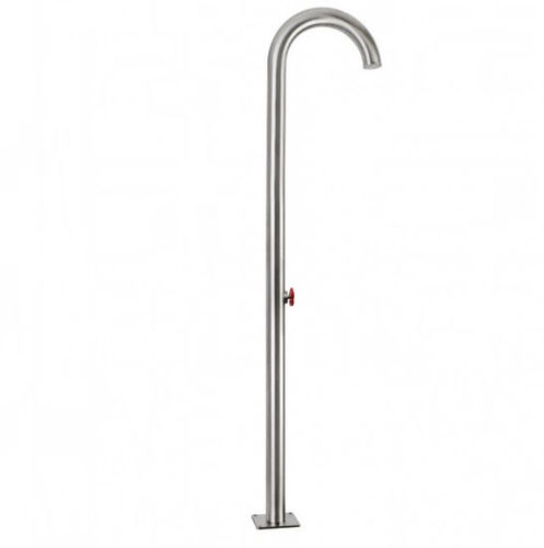 Douche de jardin de piscine - TI4900L - Ama Luxury Shower - en acier inoxydable brossé / résidentielle