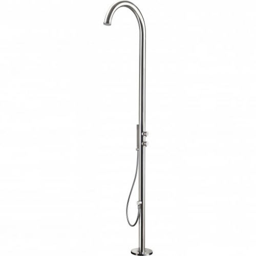 Douche de jardin de piscine - CM4700L - Ama Luxury Shower - en acier inoxydable brossé / résidentielle