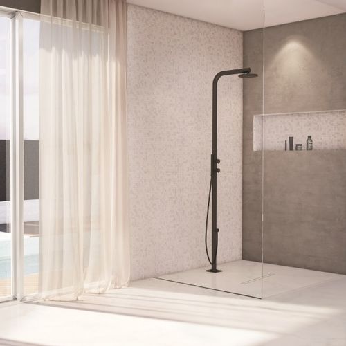 Douche de jardin de piscine - MR 3650L - Ama Luxury Shower - en acier inoxydable / résidentielle