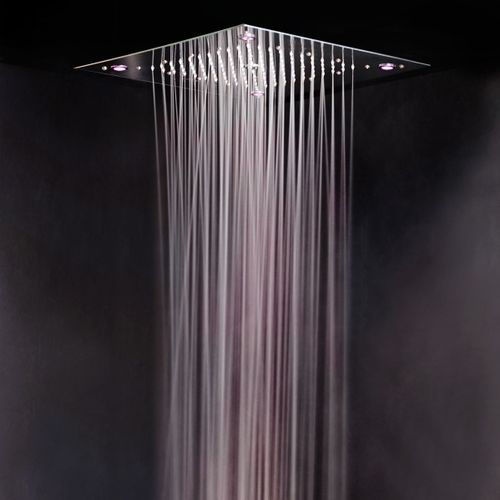 Pommeau de douche encastrable au plafond - UR9400LF - Ama Luxury Shower - carré / pluie
