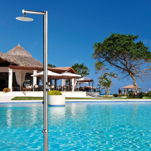 Douche de jardin de piscine - VE1250L - Ama Luxury Shower - en acier inoxydable / résidentielle