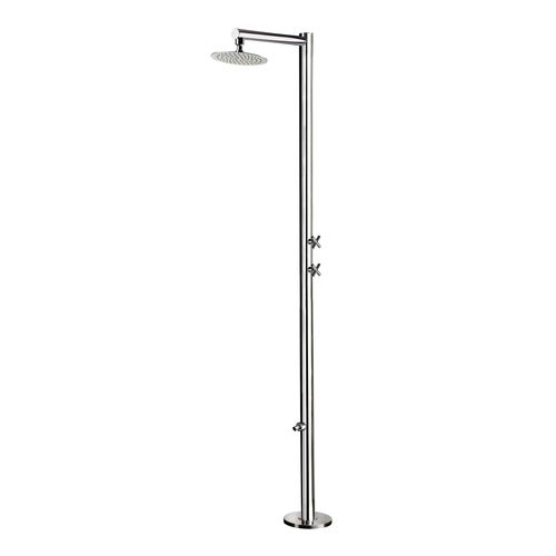 Douche d'extérieur de piscine - VE1150L  - Ama Luxury Shower - en acier inoxydable / résidentielle