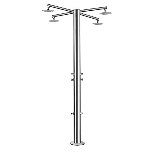Douche de jardin de piscine - NE1500L - Ama Luxury Shower - en acier inoxydable / résidentielle