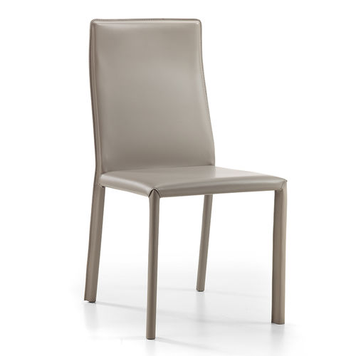 Chaise contemporaine - ARA - Julia - d'intérieur / en cuir / tapissée