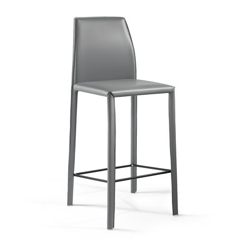 Chaise de bar contemporaine - MOA SG - Julia - d'intérieur / en tissu / en cuir