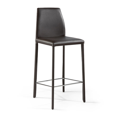 Chaise de bar contemporaine - MOA SG  - Julia - d'intérieur / en cuir / tapissée