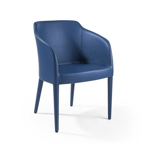 Chaise contemporaine - BRIGITTE PL ALL COVERED - Julia - d'intérieur / en tissu / en cuir