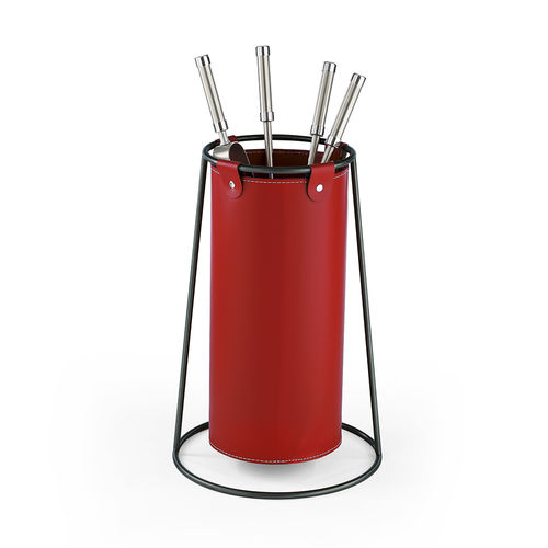 Boîte de rangement en cuir - B100 PORTA ACCESSORI CAMINO VERNICIATO - Julia