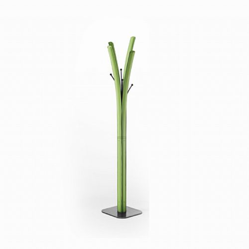 Porte-manteau sur pied - BASE - Julia - contemporain / en acier peint / en cuir