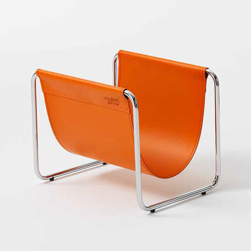 Porte-revues contemporain - UGO - Julia - résidentiel / en acier / en cuir