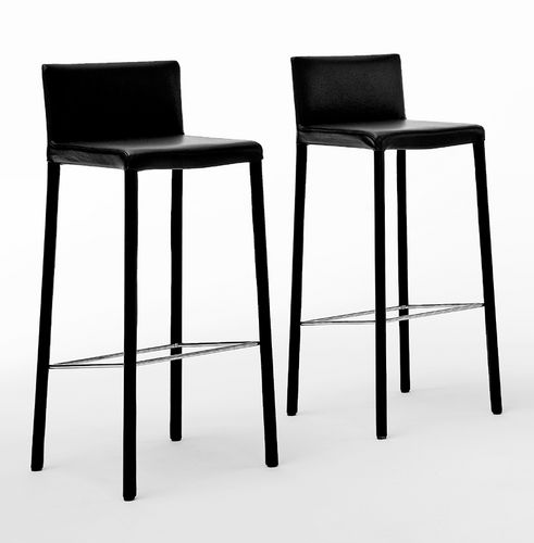 Chaise de bar contemporaine - AGATA - Julia - d'intérieur / en cuir / en acier
