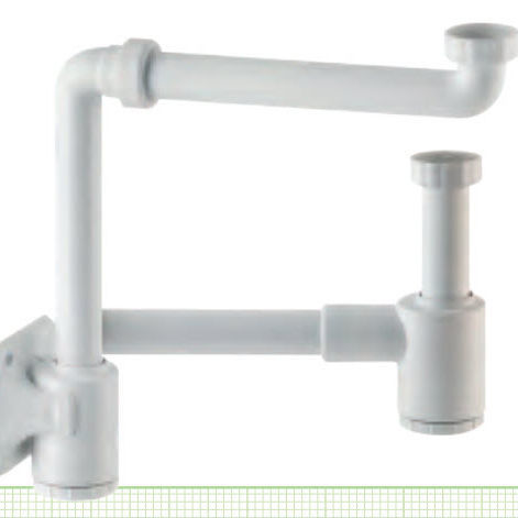 Siphon de lavabo en plastique - 1950.511.5 - OMP TEA - en PP