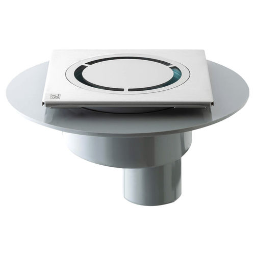 Siphon de sol en ABS - 2652.495.8 - OMP TEA - en acier / pour salle de bain / vertical