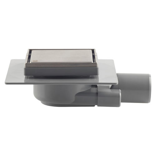 Siphon de sol en ABS - 2665.492.8 - OMP TEA - en acier / pour salle de bain / carré
