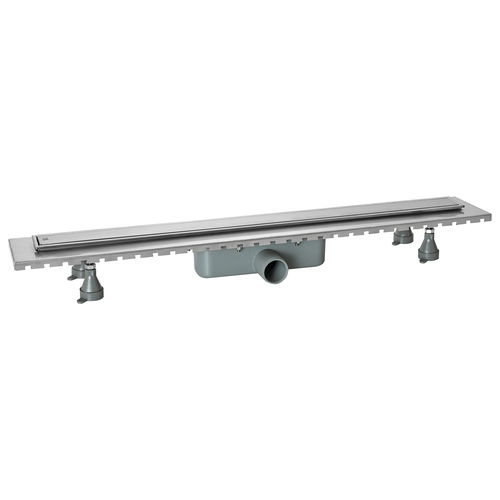 Siphon de sol en ABS - 6963.101.8 - OMP TEA - en inox / pour salle de bain / rectangulaire