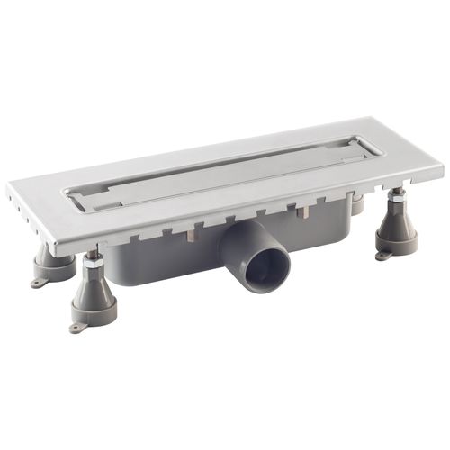 Siphon de sol en ABS - 6963.305.8 - OMP TEA - en inox / pour salle de bain / rectangulaire