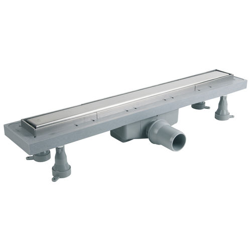 Siphon de sol en ABS - 973.901.8 - OMP TEA - en inox / pour salle de bain / rectangulaire