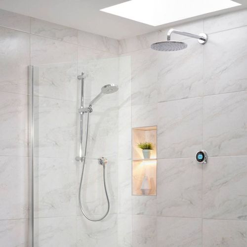 Set de douche mural - OPTIC Q - aqualisa - contemporain / avec douche à main