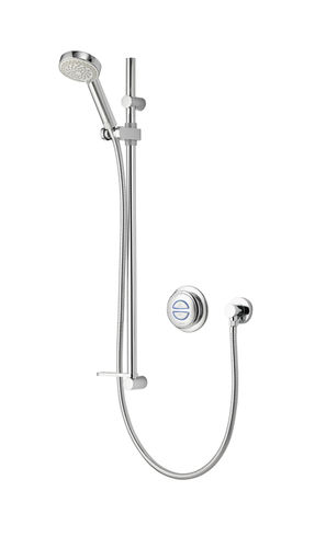 Set de douche mural - QUARTZ DIGITAL CONCEALED - aqualisa - contemporain / thermostatique / avec pommeau réglable
