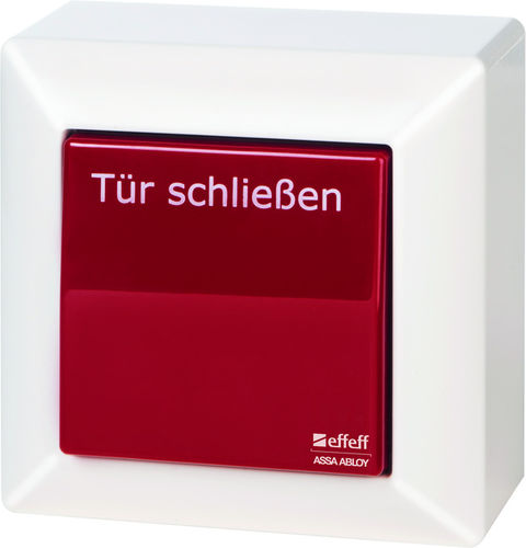Bouton poussoir de contrôle d'accès - Jung 533 U - Eff Eff - de porte