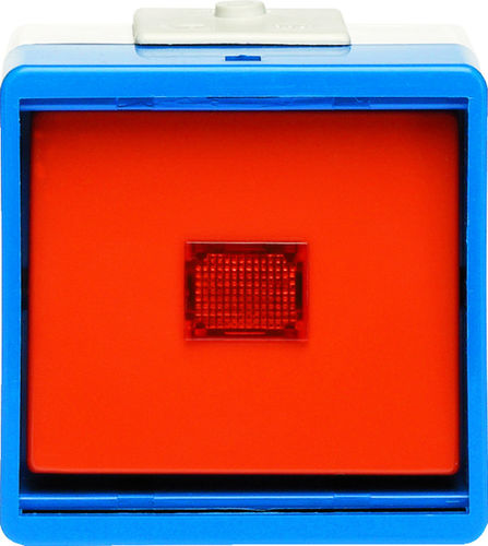 Interrupteur pour installation domotique - Jung 633 W - Eff Eff - bouton poussoir / en saillie / en verre