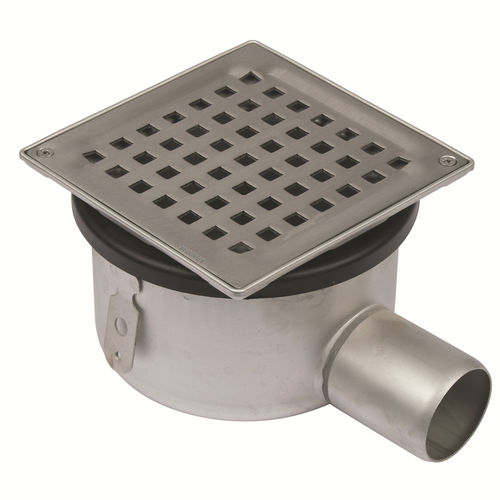 Bonde de douche en acier inox - 110.300.050 - blucher france