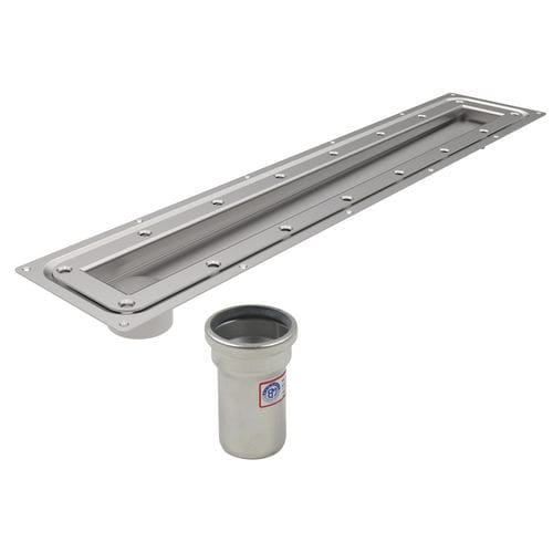 Caniveau de douche en acier inox - 275.070.056.20  - blucher france