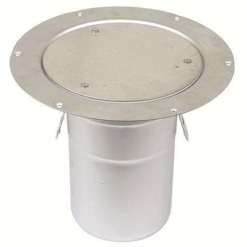 Siphon de sol en inox - 244.155.110 S - blucher france - de terrasse / avec grille / rond