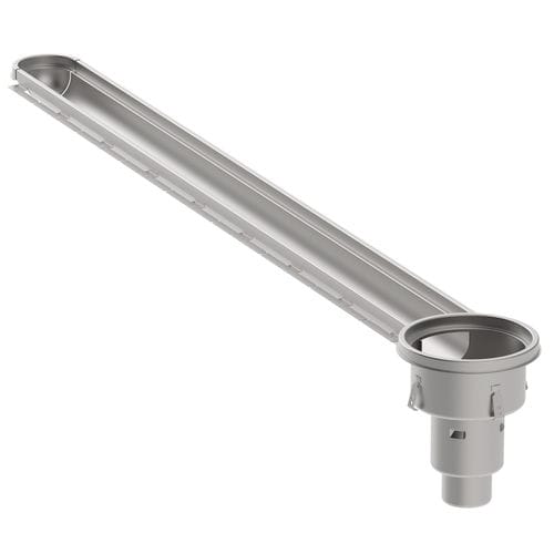 Caniveau de douche en acier inox - 676CC010-00CF - blucher france