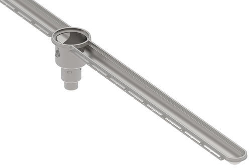 Caniveau de douche en acier inox - 676CC010-05DF - blucher france