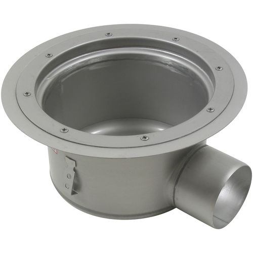Siphon de sol en acier inox - 726.603.110 - blucher france - pour applications industrielles / rond
