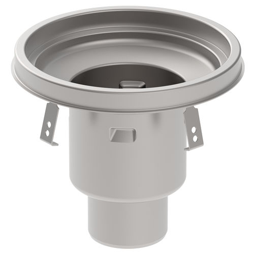 Siphon de sol en acier inox - 755.513.110 - blucher france - pour applications industrielles / rond
