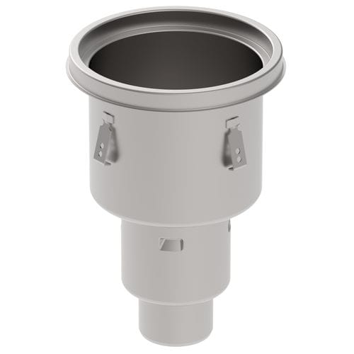 Siphon de sol en acier inox - 755.573.110 - blucher france - pour applications industrielles / rond