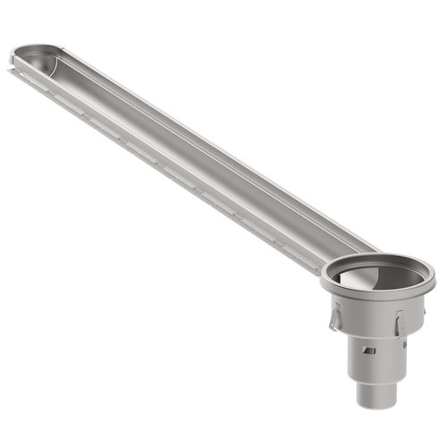 Caniveau de douche en acier inox - 676CC010-00CF S - blucher france