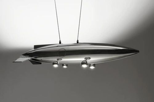 Lustre aéronautique - AIR-ALP0177 AIRCRAFT FUEL TANK LIGHT - Arteinmotion - design original / en métal chromé / en aluminium