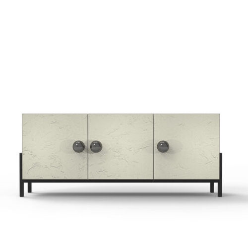 Buffet contemporain - MA-1P + PH-1M + RO-1V - Momenti - en MDF / en fibre de verre / à pousser et à tirer