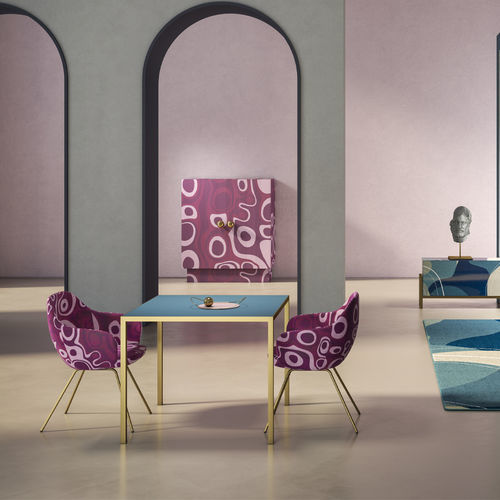 Table contemporaine - Marple  - Momenti - en PVC / en fibre de verre / avec piètement en métal