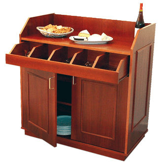Vaisselier classique - URANUS : 708 - SERVIZIAL - en bois / professionnel